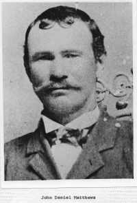 A photo of John Daniel Matthews, second husband of Cornetta Nielen.